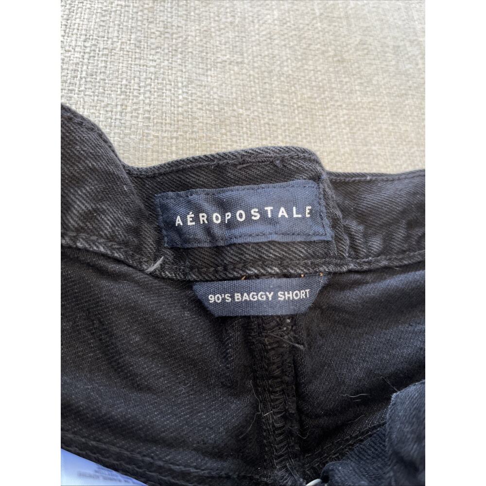 American Eagle/ Aeropostale Size 4 LOT Distressed Denim Mom Shorts 90s Baggy - Picture 8 of 16